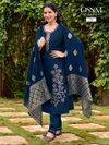 Shagun By Ossm Viscose Roman Silk Kurti With Bottom Dupatta Orders In India